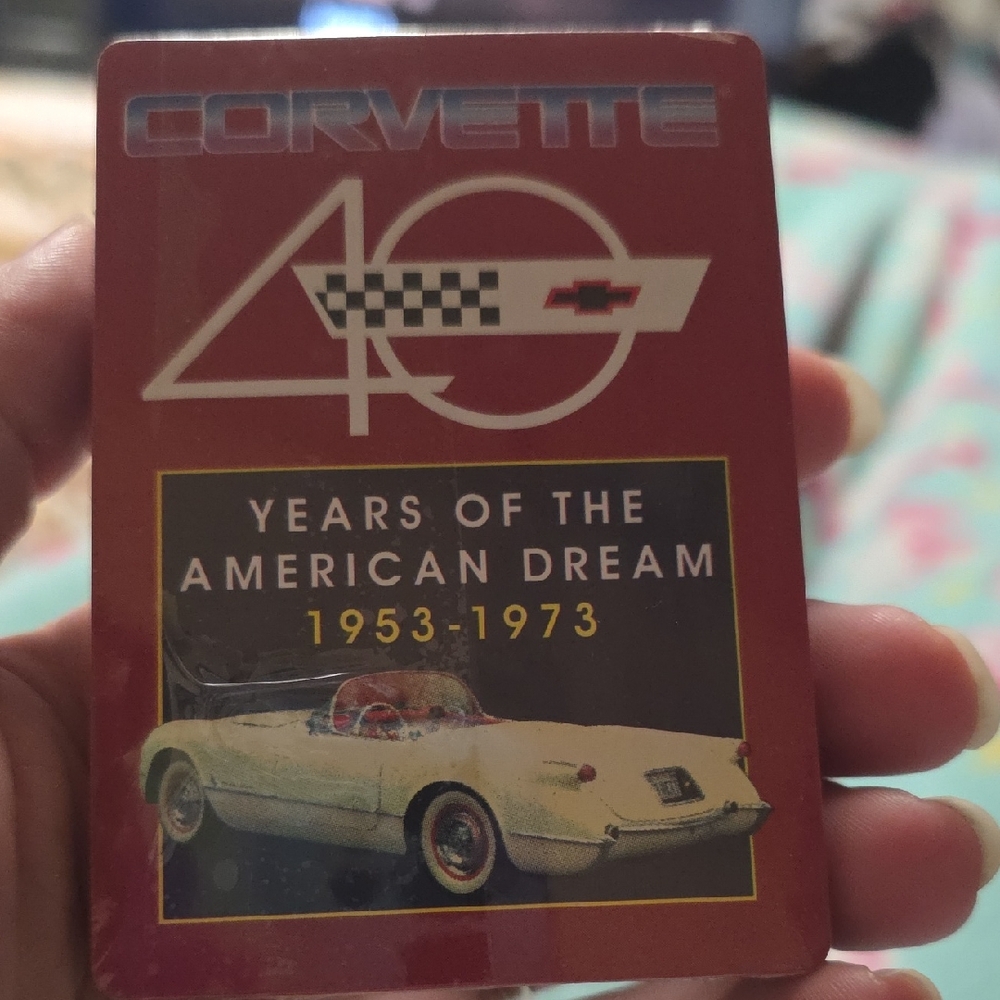 Corvette 40th Anniversary Collectible Card